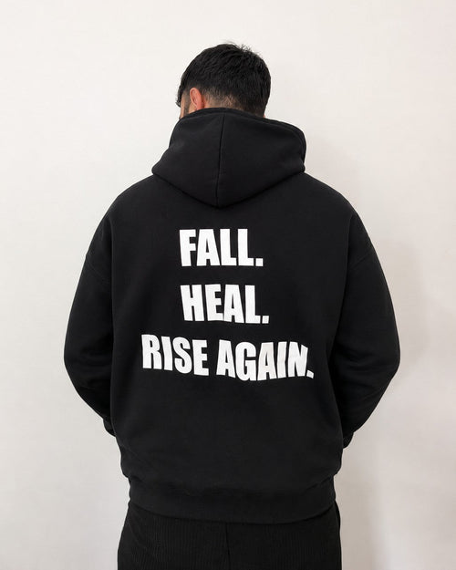 Oversized Heavyweight Hoodie - Black