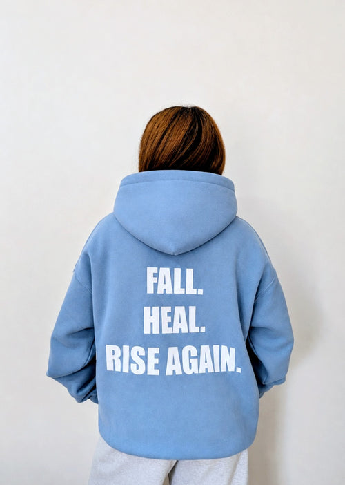 Oversized Heavyweight Hoodie - Blue